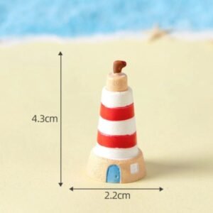Miniature Island Lighthouse (4.3x2.2cm)
