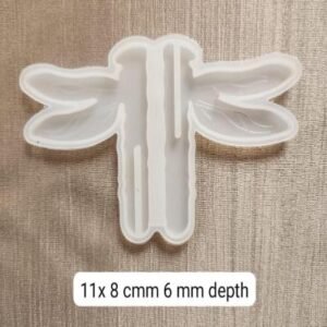 3D Dragonfly Silicone Mould | Large (4.5"x3", 3mm Depth) for DIY Resin Art, Wall Decor & Nature Crafts