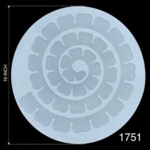 Large 3D Flower Silicone Mould - 10 Inch (2mm Depth) | Resin Art, Wall Decor & Floral Crafts