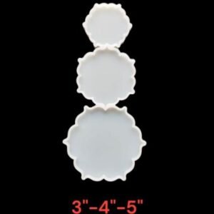 3D Flower Mould (3-in-1 Sizes: 3, 4, 5 Inch) | Food-Grade Silicone Mould for Fondant, Resin Art, Soap Making & Crafts