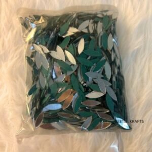 Lippan Art Eye Shape Mirrors - 200gm Large Pack (Sizes 0.8cm to 2.6cm)