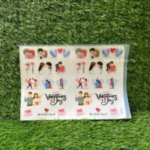 Colorful Insert Sheet - Couple Theme (A4 Size)
