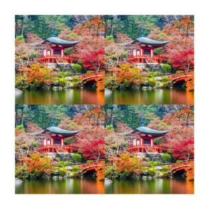 Decoupage Paper Japanese Temple (Pack of 3)