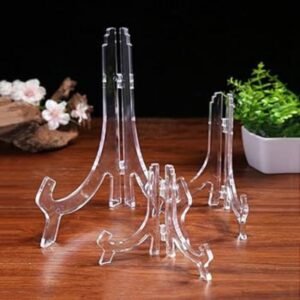 Transparent Acrylic Display Stands - Elegant & Versatile (4/6/7 Inch Sizes)