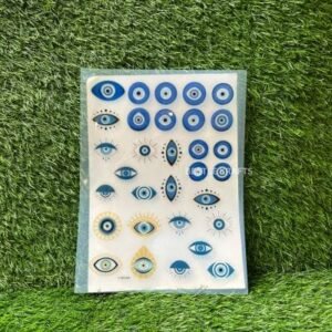 Evil Eye Insert Sheet (A4 Size) - 2.7cm Evil Eye Designs