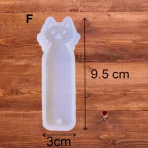 Cat Shaped Bookmark Silicone Mould – 4 Inch