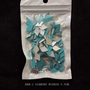 Lippan Art Diamond Shape Mirrors - 50gm Pack (Sizes 0.6cm, 1.5cm, 1.4x2.2cm)