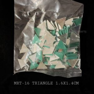 Lippan Art Triangle Shape Mirrors - 50gm Mixed Size Pack (0.7cm to 2.8x2.4cm)