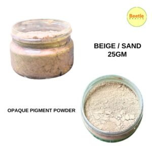 Beige / Sand Opaque Pigment Powder – 25g | High-Coverage Earth Tone for Resin Art