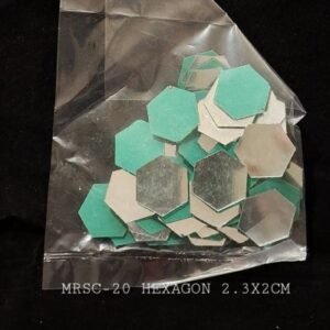 Lippan Art Hexagon Shape Mirrors - 50gm Mixed Size Pack (0.8cm, 2.3x2cm, 1.2x1.4cm, 2.2x1.4cm)