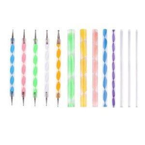 13 Pc Mandala & Acrylic Dotting Tool Set | Embossing Stylus for Pottery, Ceramic, Polymer Clay & Nail Art