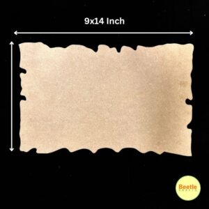 Rectangle Agate Nameplate MDF (9x14 Inch | 3.5mm Thickness)