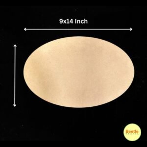 Oval Nameplate MDF (9x14 Inch | 3.5mm Thickness)