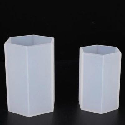 Hexagon Pillar Candle Silicone Mould (9x7cm) 14 494 3