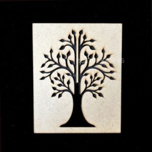 MDF Stencil/Cutout: Tree (6x8 Inch) Thickness 4mm