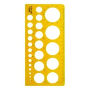 Circle Drawing Stencil Template – 2mm Thick