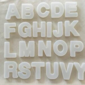 Monogram Alphabet Mould (4 Inch Height, 20mm Depth) - Craft Custom Resin Letters, Concrete & Personalized Gifts