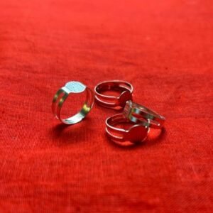 Ring Bezel Base: Golden & Silver (Pack of 5pcs)