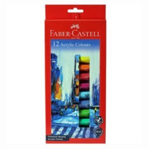 Faber-Castell Acrylic Colours – 12 Shades | 20ml Tube Set