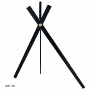 Jags Clock Hands Set – Black | 25.5cm Minute Hand, 20.5cm Hour Hand | Not Compatible with Krafts Buddy Clock Mechanism