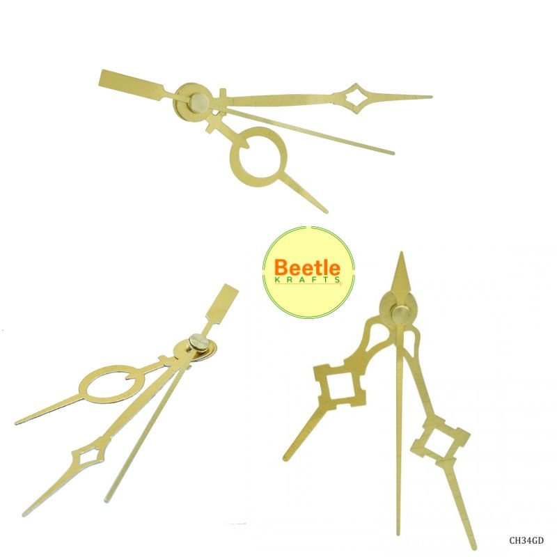 Buy Jags Clock Hands Set – Elegant Gold 3″ Clock Hands