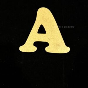 MDF Cutout Alphabets (4 Inch | 4mm Thickness)