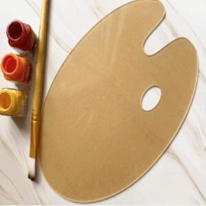 Clear Acrylic Art Palette - 11.8 Inch | Non-Stick Mixing Surface for Resin, Paint, Gel & Crafts