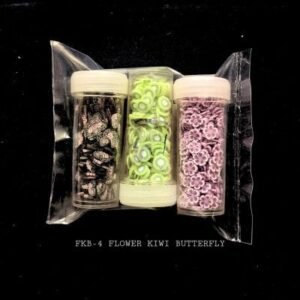 Polymer Shaker Mix: Flower, Kiwi, Butterfly (3-in-1 Pack)
