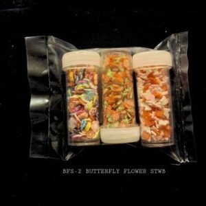 Polymer Shaker Fillers - 3-in-1 Mix (Butterfly, Flower, Strawberry) - 30gm