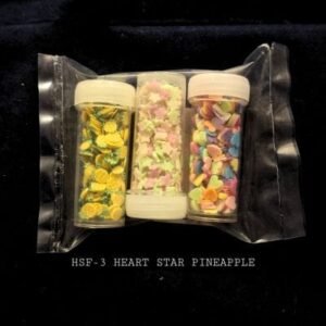 Polymer Shaker Fillers - 3-in-1 Mix (Heart, Star, Pineapple) - 30gm