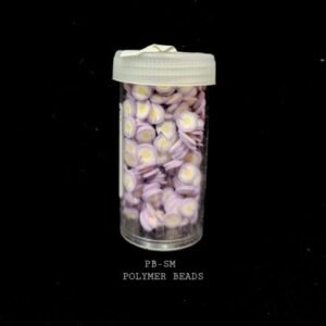 Purple Daisy Polymer Shaker 20gm Pack | Approx 6x5mm Tiny Floral Clay Slices for Resin Art, Shaker Cards & Nail Art