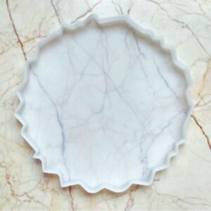 Round Agate Silicone Mould – 10 Inch | 15mm Depth | Resin Art Mould