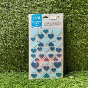 Foam Stickers – Hearts (All 4 Colours: Red, Yellow, Pink, Blue)