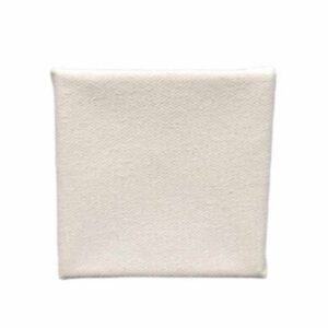 Artists' Canvas Frame (White) – 3x3 Inch | Primed Cotton Surface for Acrylic & Oil Painting