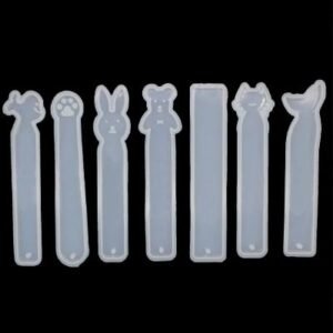 Bookmark Silicone Mould Set (7 Cavities) - 5.75x1 Inch for Resin Art