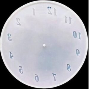 Clock Numerical Silicone Mould - 10 Inch (5mm Depth) | Resin Art & Custom Clock Faces