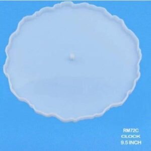 Agate Slice Clock Silicone Mould - 9.5 Inch (8mm Depth) | Resin Art & Custom Timepieces