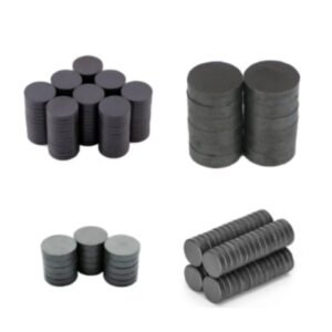 Multipurpose Disc Magnets - 50 Pcs Pack | Choose Your Size: 15mm, 20mm, or 25mm | Strong Ferrite (Ceramic) Magnets for Home, Office & Crafts