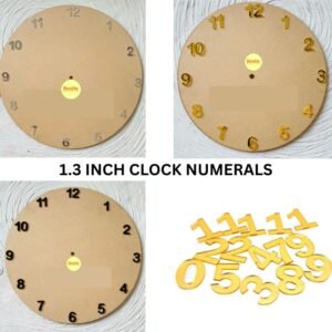 Clock Numerals (1 to 12) - 1.3 Inch