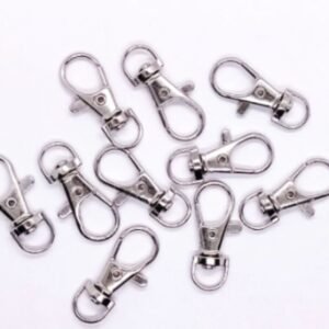 Silver Metallic Lobster Clasps – Pack of 10
