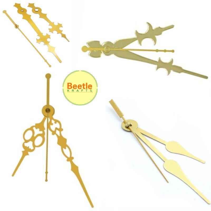 Jags Clock Hands – 4.5 Inch | Gold | Not Compatible with Krafts Buddy Clock Mechanism 11 Discounts 6
