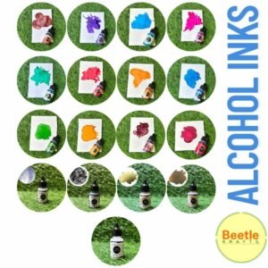 Alcohol Inks – 10ml (All 17 Colours) | Vibrant Concentrated Inks for Resin Art, Fluid Art, Painting & Mixed Media
