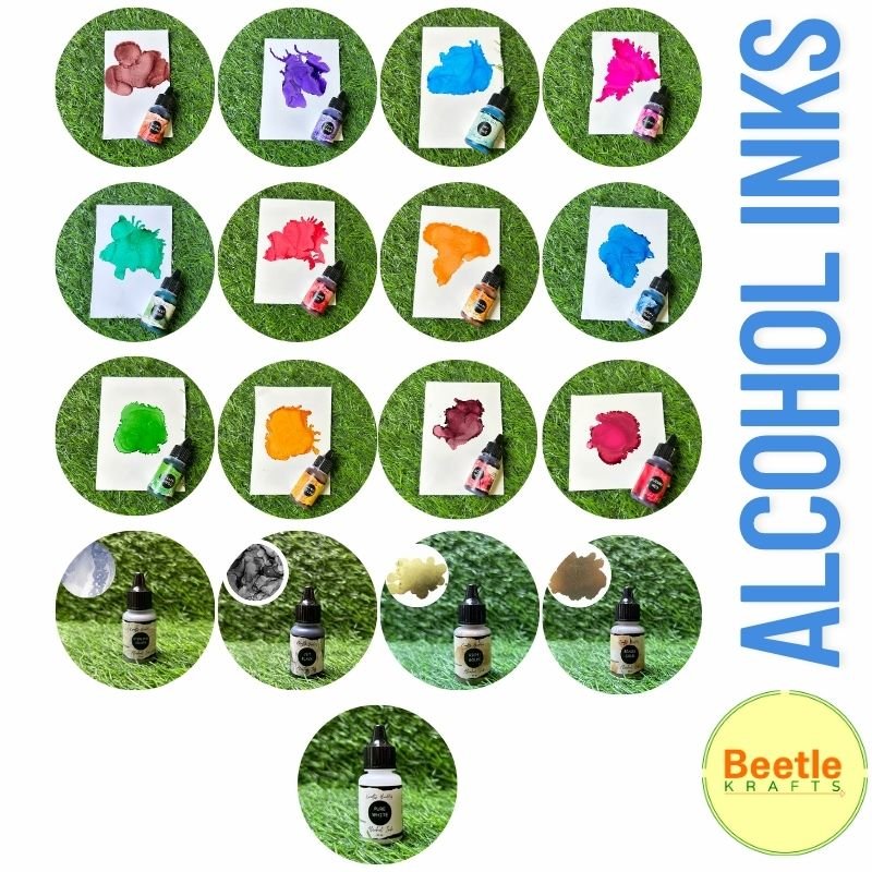 Buy Best Alcohol Inks 10ml Set | 17 Color Kit - Save 40%