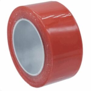 Double-Sided Tacky Polymer Tape - 24mm x 5mtr | Strong, Heat & Weather Resistant Adhesive for Crafts, Mounting & DIY (Red)