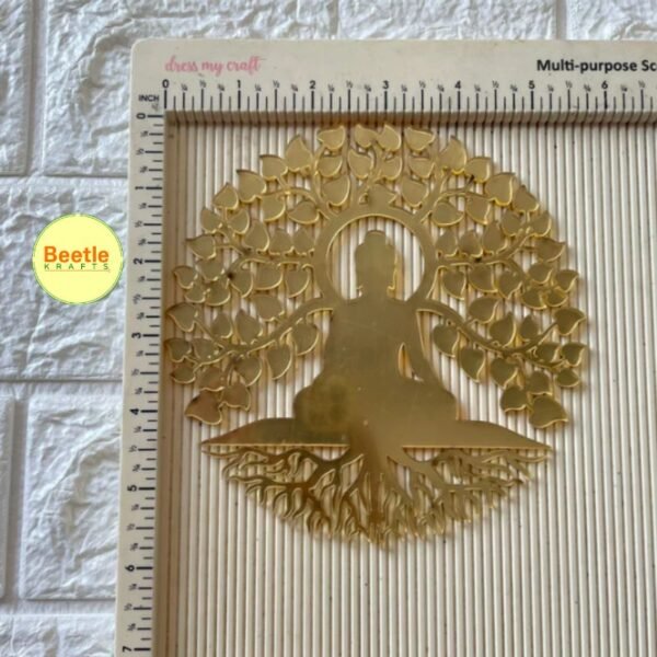 GOLDEN Butterfly acrylic cutout 2 1