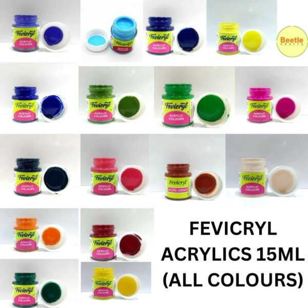 Buy Fevicryl Acrylic Colour 15ml - Pick Your Shade ₹25