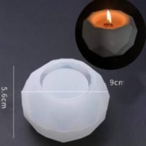 Diamond T-light Mould - 3.5x2.2 Inch
