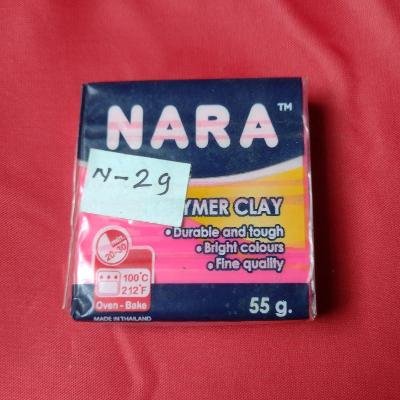 NARA POLYMER CLAY 55GM HOT PINK
