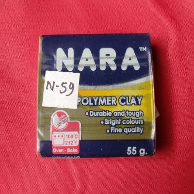 NARA POLYMER CLAY 55GM LIGHT OLIVE