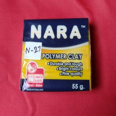 NARA POLYMER CLAY CANARY YELLOW 55GM